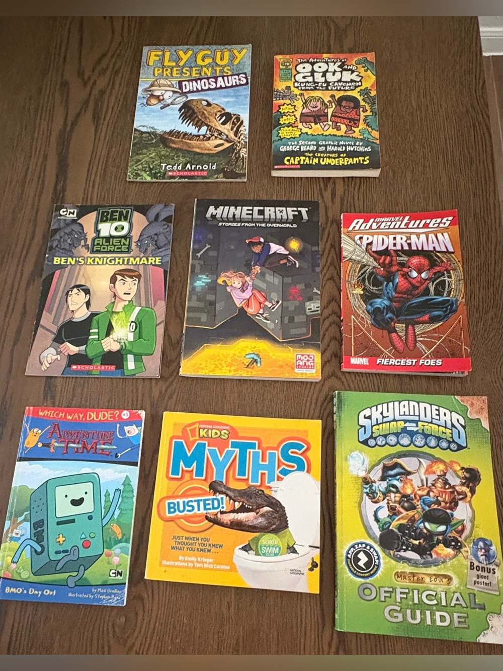Lot of 8 Fantasy/Adventure Themed Paperback Books for Pre-teen Boys,
2010-2022
